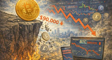 BTC sinks below $90K, ETH, XRP slip 5%: what's driving the crypto bloodbath