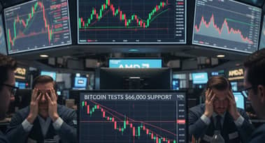 Evening digest: AMD's crash, US-Iran tensions, Bitcoin may slump to $66K level