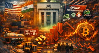 Evening digest: India-US deal, Nvidia's OpenAI decision, Bitcoin at 10-month low