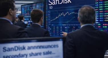 SanDisk stock spikes 4%: breakout in memory shares ahead?