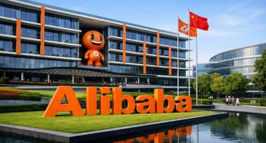 Alibaba stock bullish flag points to a rebound after earnings