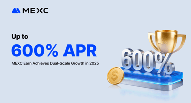 MEXC Earn achieves dual-scale growth in 2025: 64% users, 43% AUM