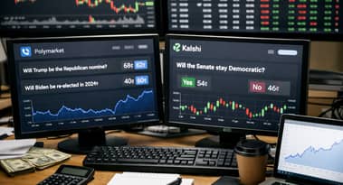 Prediction-markeder eksploderer: Polymarket og Kalshi rammer rekordvolumer