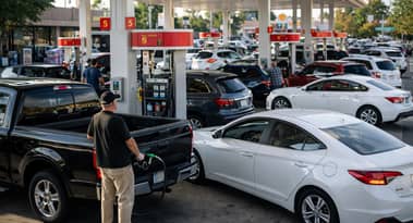 US gasoline prices top $4, highest since 2022