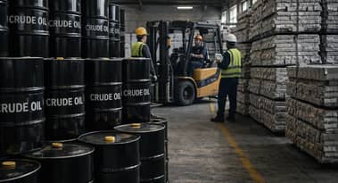 Commodity wrap: oil, aluminium surge on Mideast tensions; bullion slumps