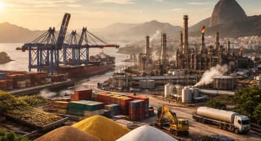 Brazil factory-gate prices fall in February as food, fuels drive deflation
