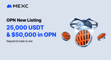 MEXC lists Opinion (OPN) with $50,000 in OPN and 25,000 USDT Airdrop+ rewards