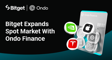 Bitget expands spot market with Ondo tokenized stocks, ETFs and precious metals