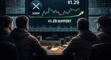 Will XRP hold $1.29 support level amid market selloff?
