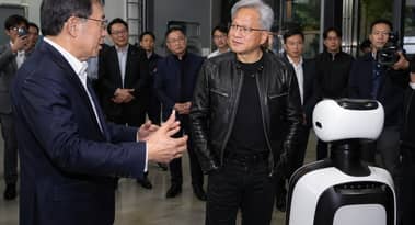 Is LG Electronics partnering with Nvidia on AI and robotics?