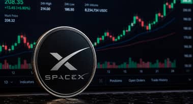 Sådan priser kryptohandlere allerede SpaceX forud for børsintroduktionen