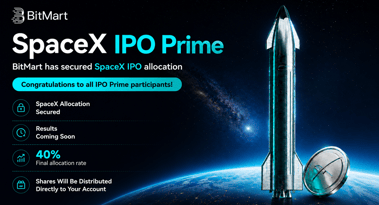 BitMart delivers a real 40% SpaceX (SPCX) allocation to every IPOPrime subscriber