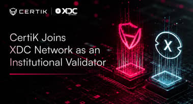 CertiK joins XDC Network as institutional masternode validator