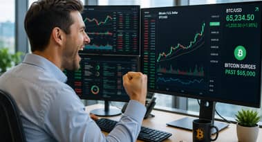 Precio de Bitcoin rebota por encima de $65,000: ¿podrán los alcistas recuperar $70,000?
