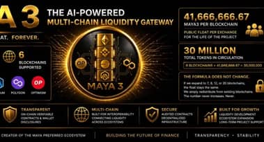 UK Financial cuts MAYA3 supply 75%, adds rewards as MAYA-CHAIN nears launch