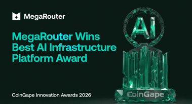 MegaRouter wins Best AI x Web3 Infrastructure Platform award