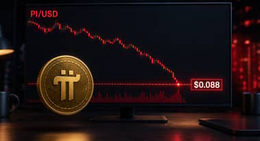 PI price faces a fresh breakdown as $0.096 resistance proves too strong