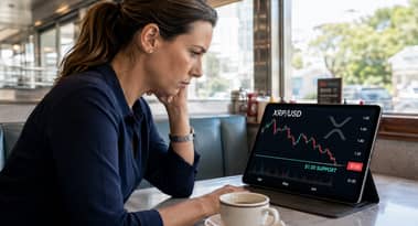 XRP is hanging near $1: why traders are bracing for another sharp drop