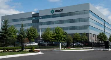 Moderna is paring back gains, but Merck stock remains a buy