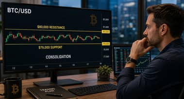 Bitcoin napotyka opór; $2.9B długich pozycji zagrożonych poniżej $68,000