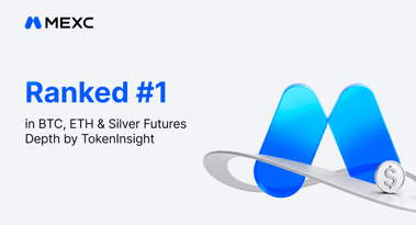 MEXC ranks no. 1 in near-touch BTC, ETH, and silver futures depth