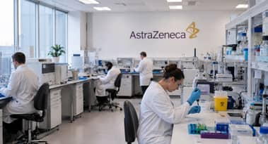 Why did AstraZeneca shares fall 6% after Bristol Myers Squibb merger reports?