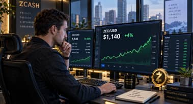 Zcash price slips from $1,300: could ZEC fall to $850 before targeting $2,500?