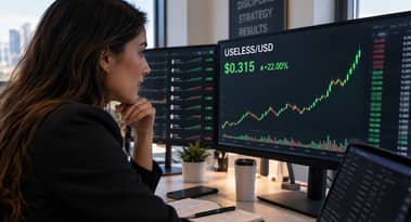 USELESS corre el riesgo de una corrección del 50% tras un rally del 900%