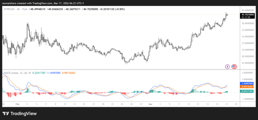 Grafic HYPE/USD 4H