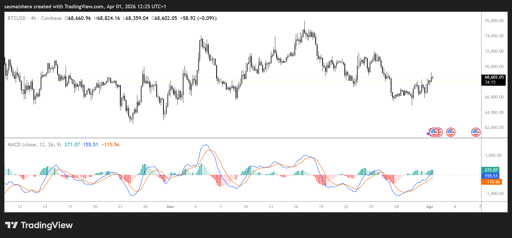 BTC/USD 4H Chart