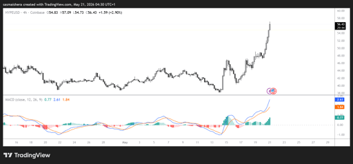 HYPE/USD 4H Chart