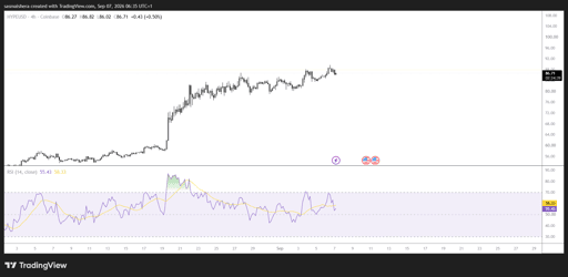HYPE/USD 4H Chart