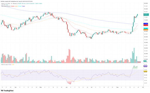 BTC/USD 1-day price chart. Source: TradingView.